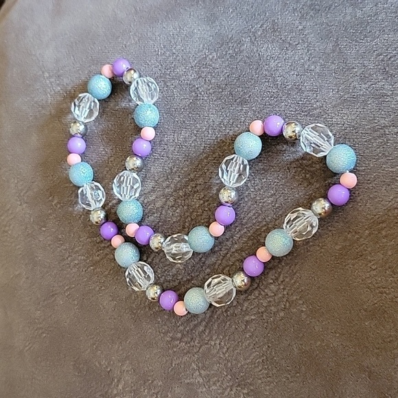 5/$25 Handmade Pastel Beaded Kidcore Stretch Necklace - Picture 2 of 6